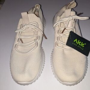 AKK Lifestyle Athletic Walking Shoes Memory Foam Lightweight Slip-on Sneakers